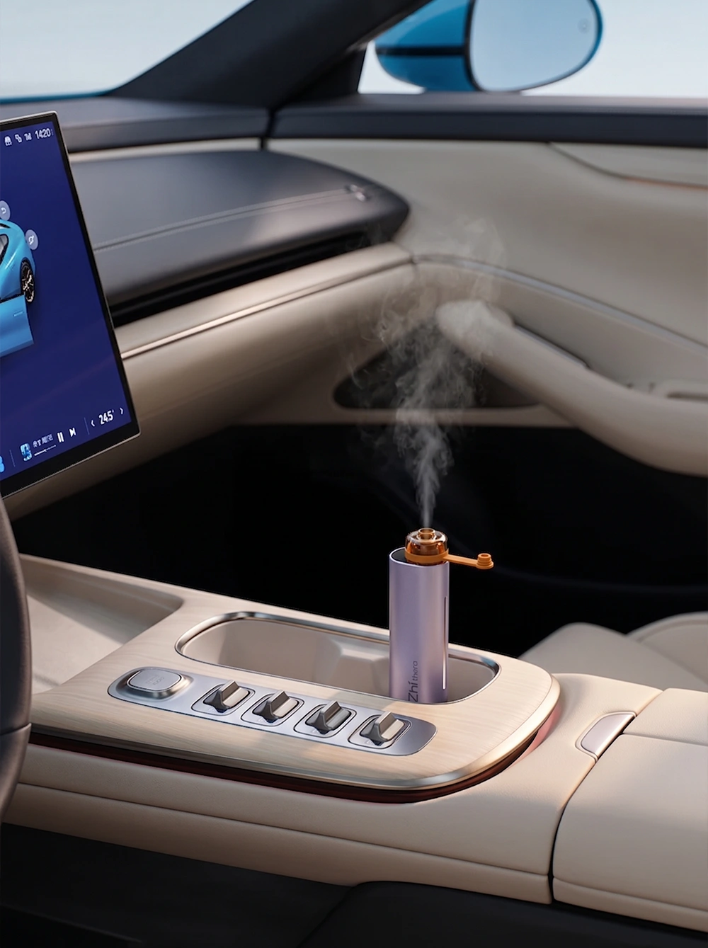 Refreshing essential oil scents for the car